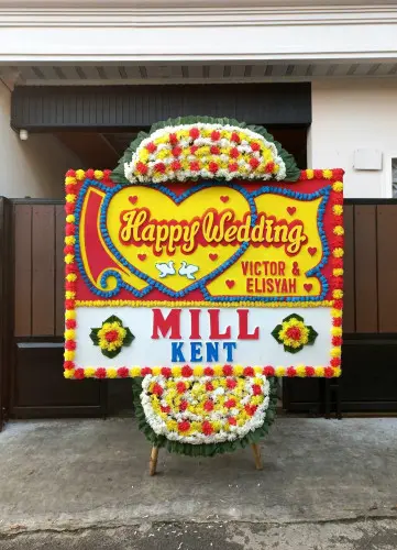 Papan Bunga Pernikahan ponorogo